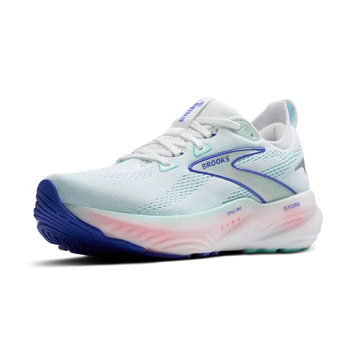 exceptional - running Women's Glycerin 22 - White / Limpet Shell / Amparo Blue