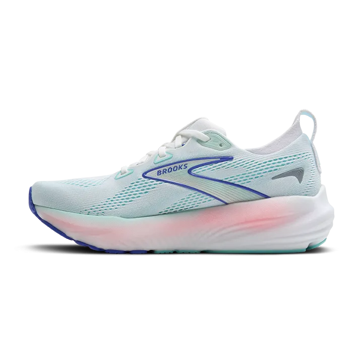 synthetic upper shoes Visible Women's Glycerin 22 - White / Limpet Shell / Amparo Blue