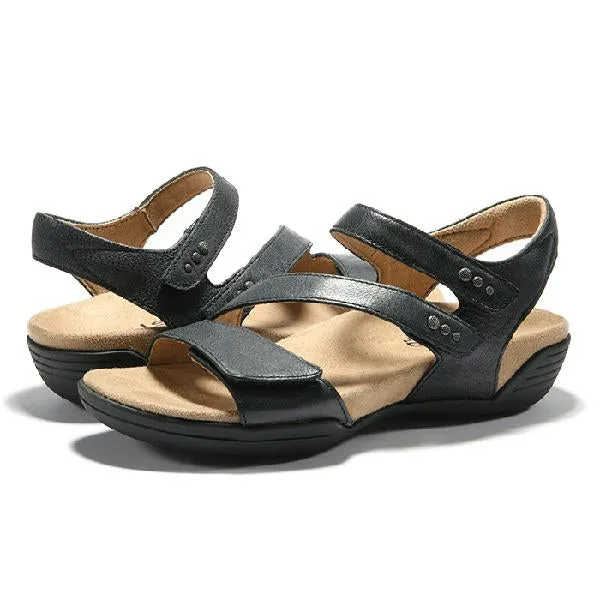 Leather Womens Halsa Denia in Black