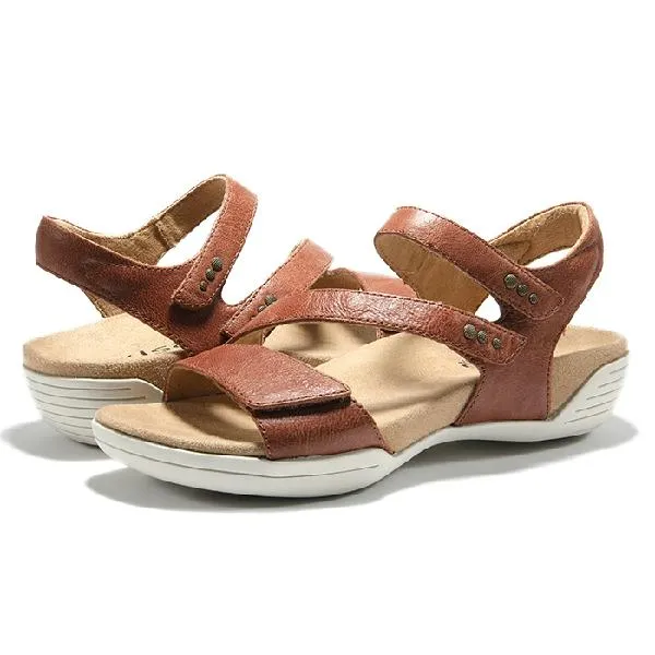 Light Motion Fashionable Womens Halsa Denia in Cognac