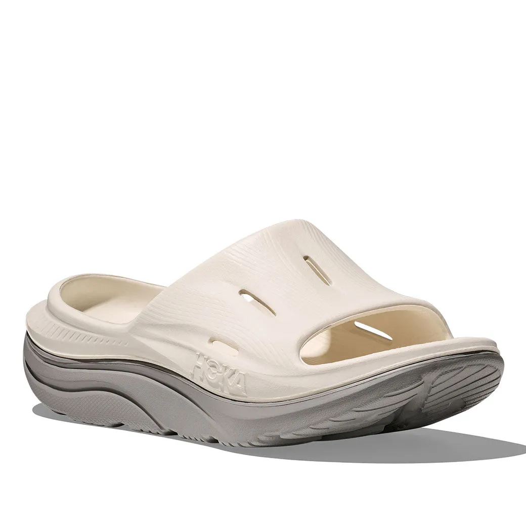 slim fit Chic Footwear for Summer Womens Hoka Ora Slide 3 in Alabaster/Stardust