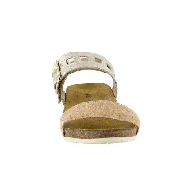 Womens Naot Dynasty in Cork/Radiant Gold/Latte Brown Stylish Support