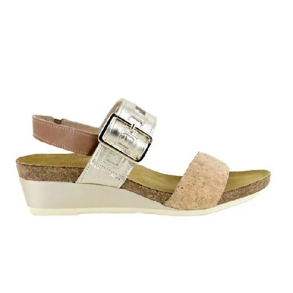 Urban Gear Womens Naot Dynasty in Cork/Radiant Gold/Latte Brown