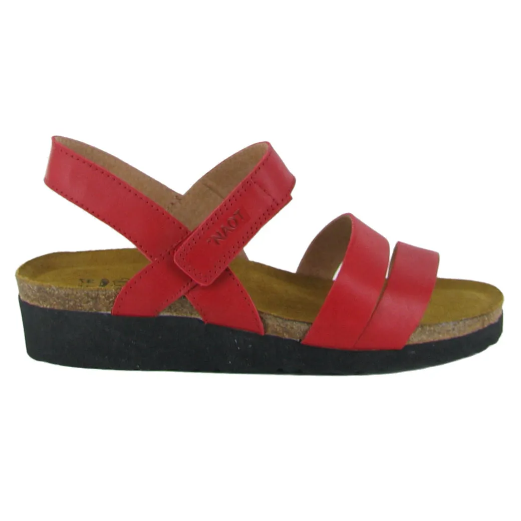 Womens Naot Kayla in Red Kiss Heel Freedom