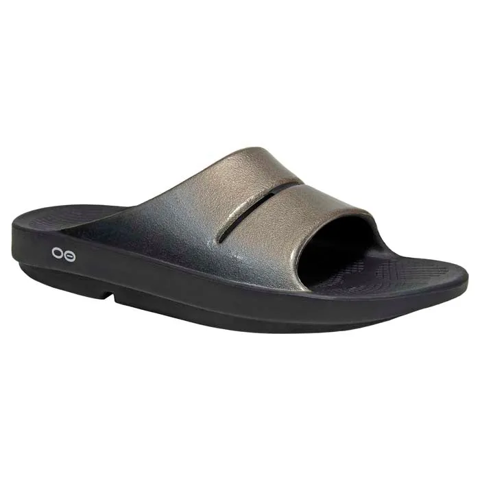 Stylish and Comfortable Air Flow Womens Oofos Ooahh Luxe in Latte