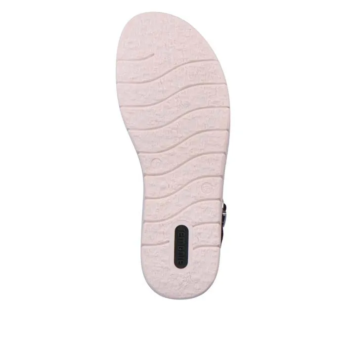 Womens Remonte Jocelyn in Black/Black/Black Tropical Leaf Street Cool