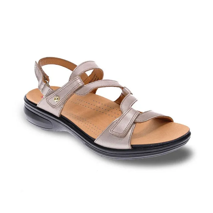 Slip Resistant Breathable Summer Footwear Womens Revere Emerald in Champagne