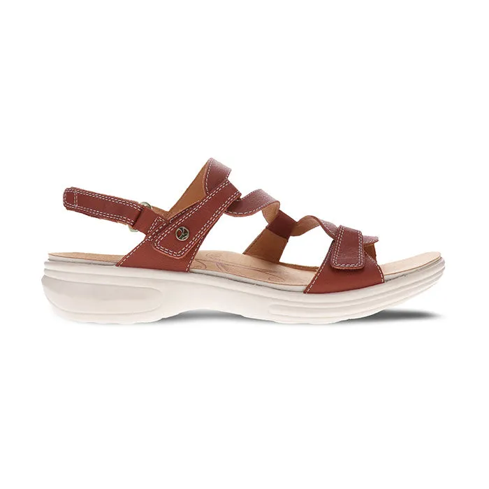 Womens Revere Emerald in Cognac Foot Hug