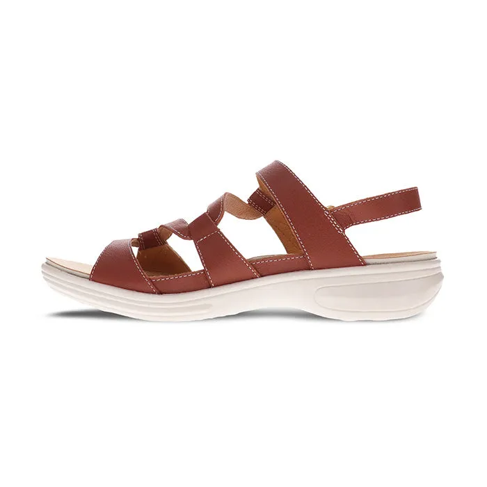 Womens Revere Emerald in Cognac Molded Footbed