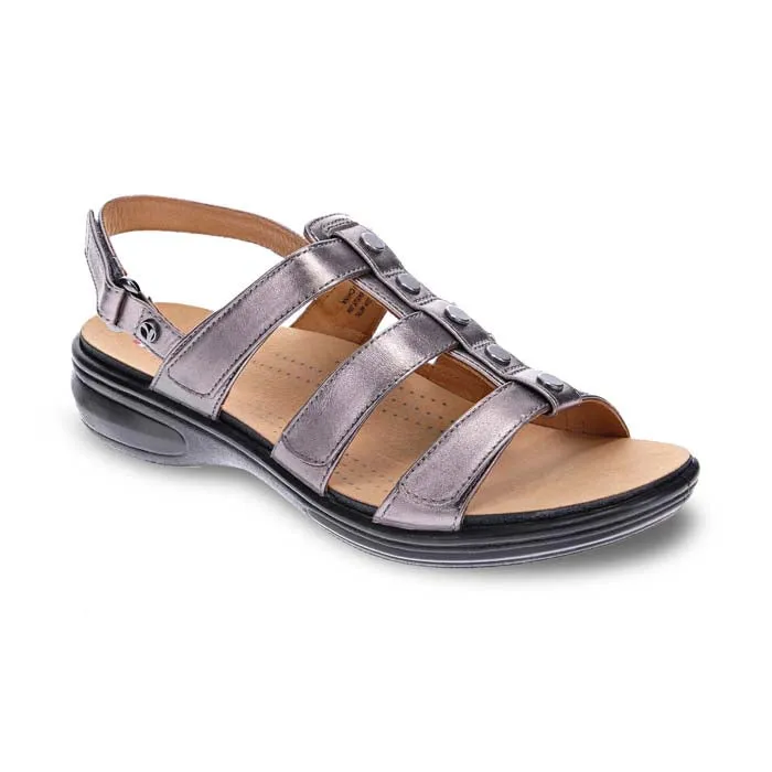 Womens Revere Toledo in Gunmetal Supportive Walk