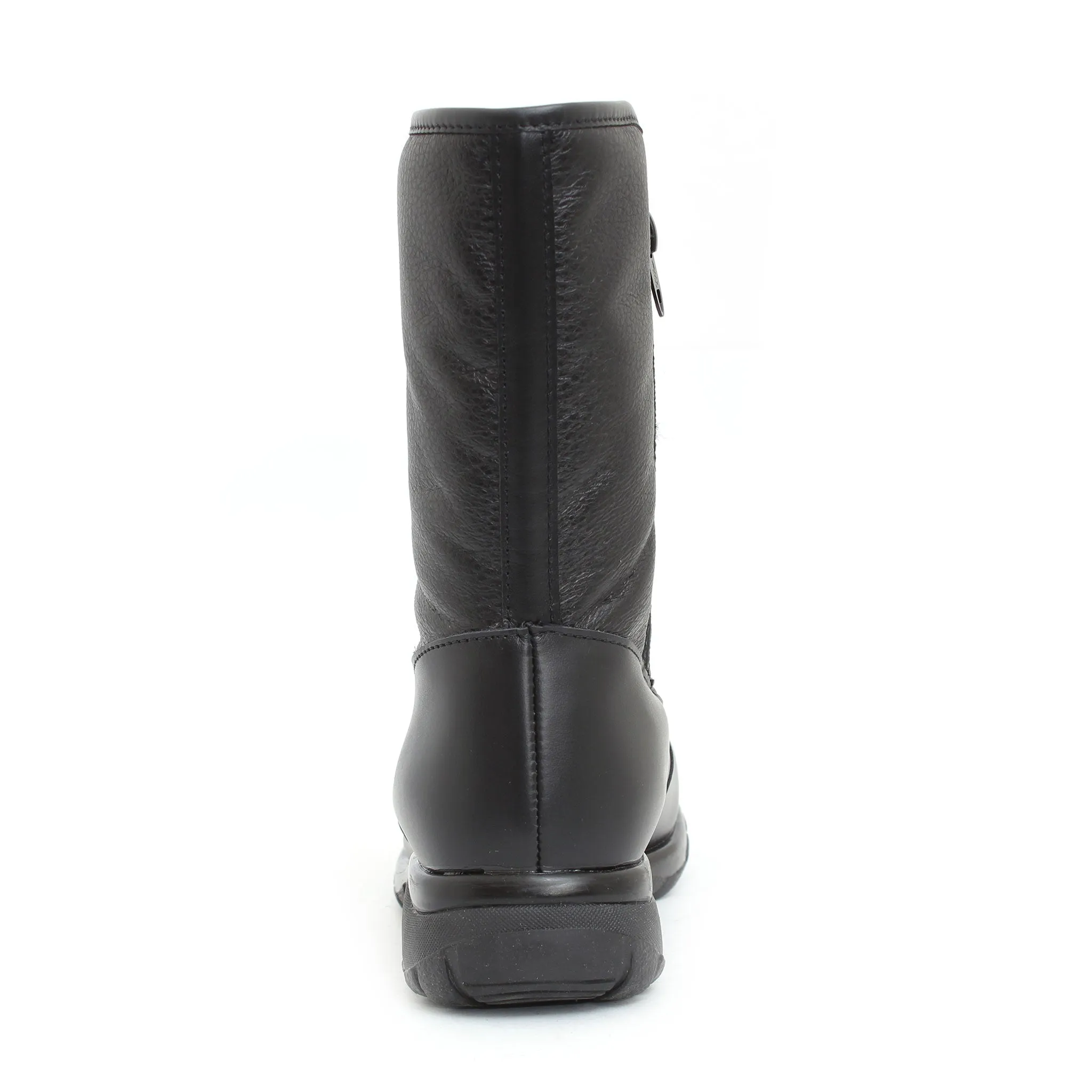 Women's Shield Boot Black Stylish Construction