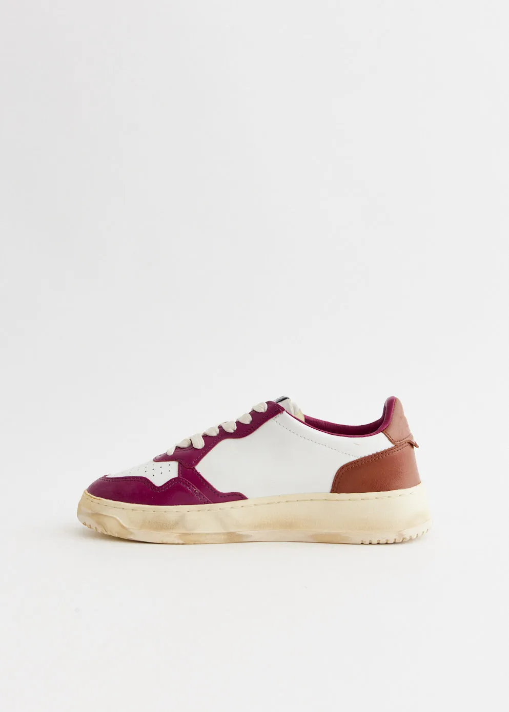 Soft Texture Women's Super Vintage Low Sneakers