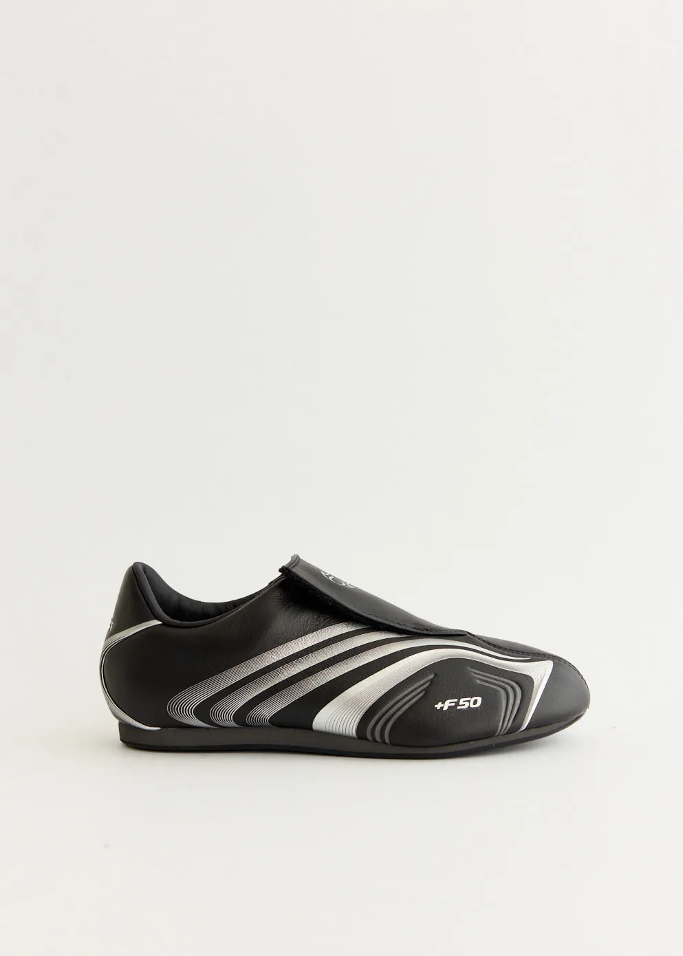 Women's Taekwondo F50 'Core Black' Sneakers Buckle Up Functional Form