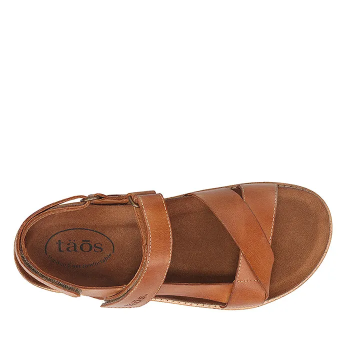 Womens Taos Sideways in Caramel Closed Design