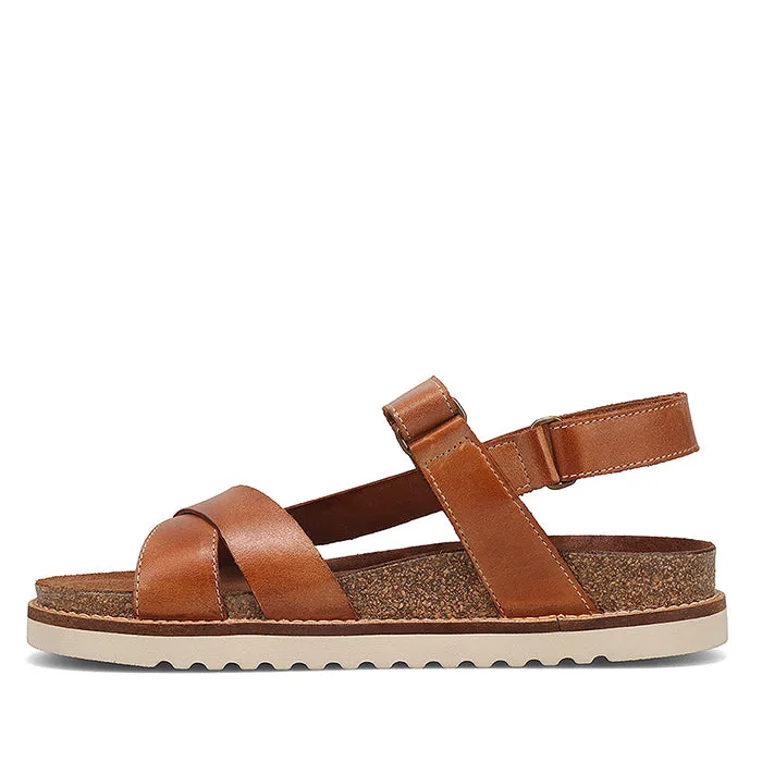 Womens Taos Sideways in Caramel Thong Style Comfort Zone