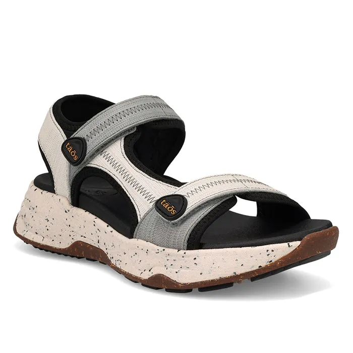 Chic Travel Shoes Womens Taos Super Side in Dove Embossed Multi