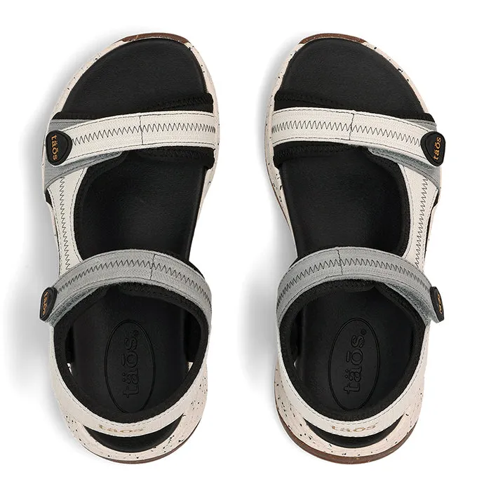 Womens Taos Super Side in Dove Embossed Multi Elastic Strap Fit All