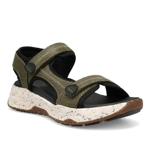 Womens Taos Super Side in Olive Emboss Travel-Friendly Shoes