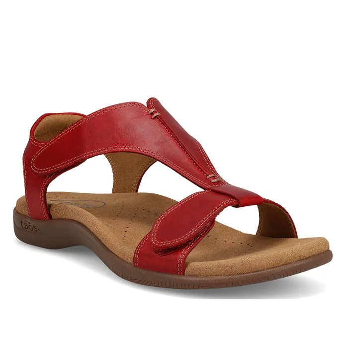 Buckle Closure Practical Outdoor Shoes Womens Taos The Show in Red