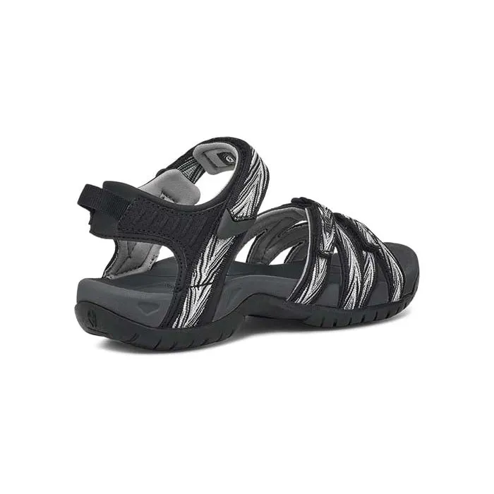 Womens Teva Tirra in Palms Black/White Lightweight Comfort