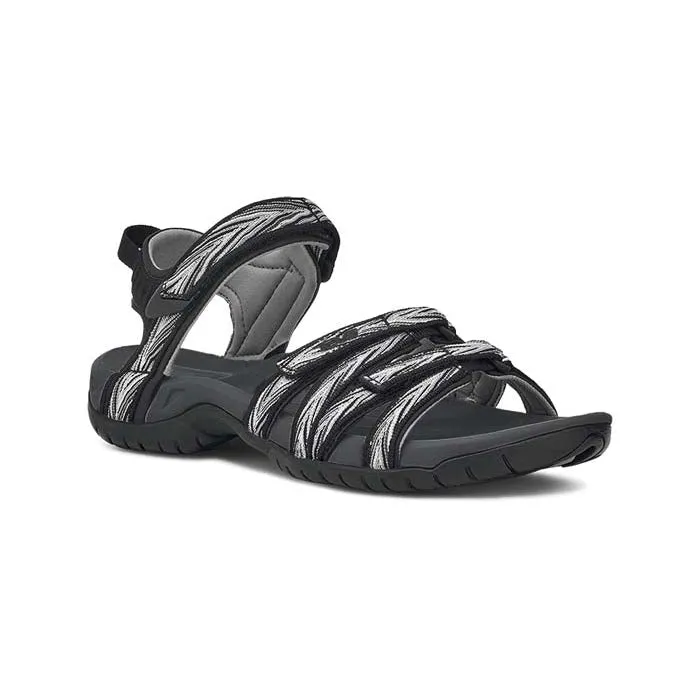 Neutral Color Soft Edge Womens Teva Tirra in Palms Black/White