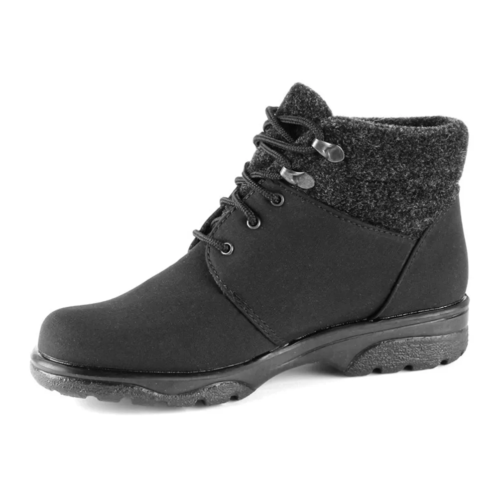 Women's Trek Hiker Boot Black Comfort Insoles