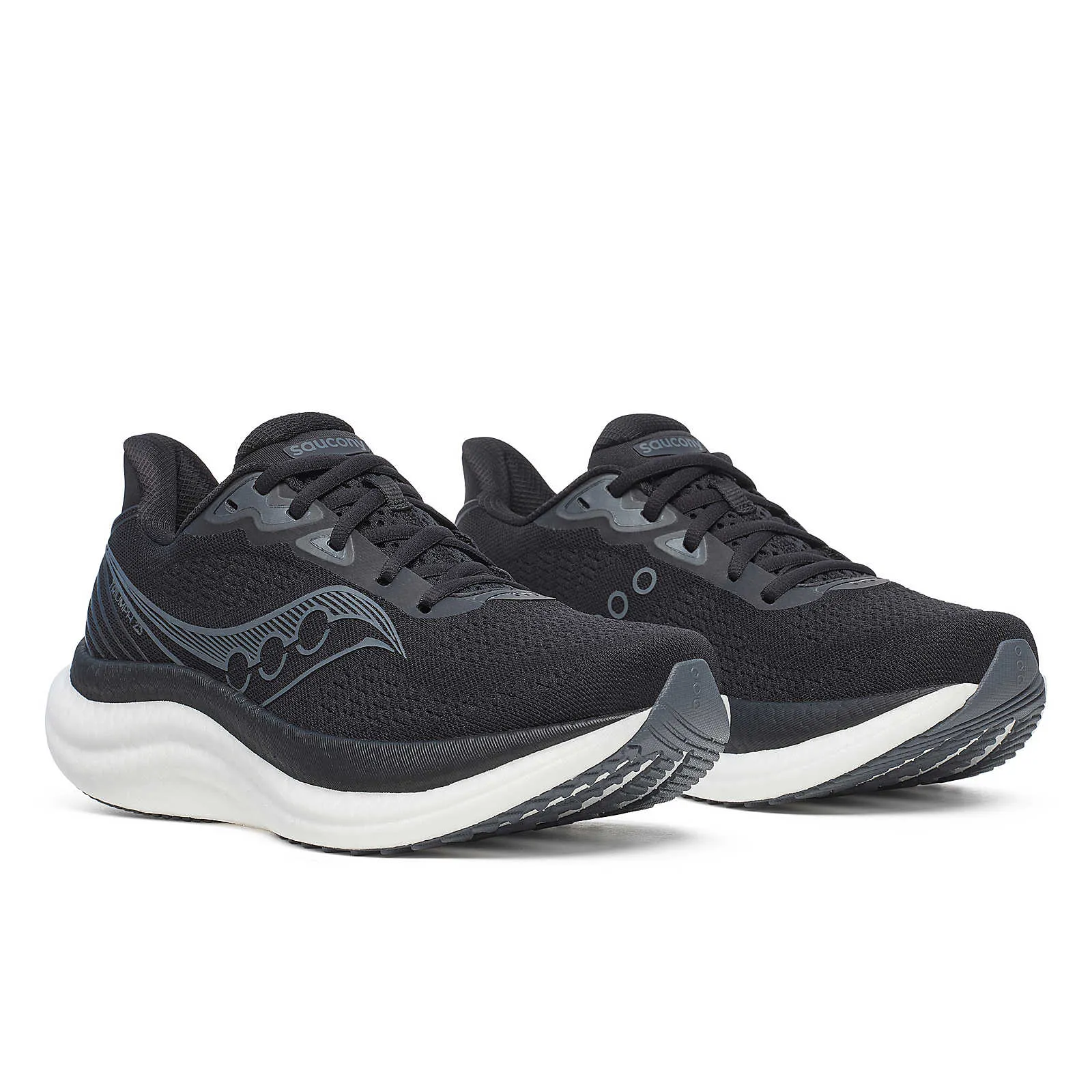 Women's Triumph 23 - Black / White Comfort Tech firm midsole shoes