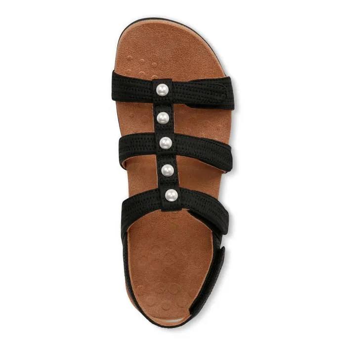 Womens Vionic Amber Pearl in Black Sporty Travel Shoes High-Performance Footwear