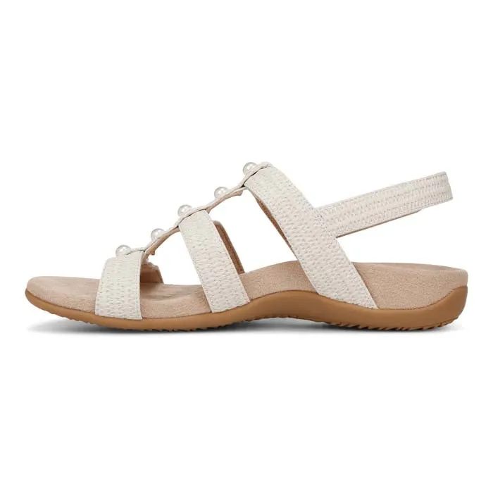 Womens Vionic Amber Pearl in Cream Fashion Sandals