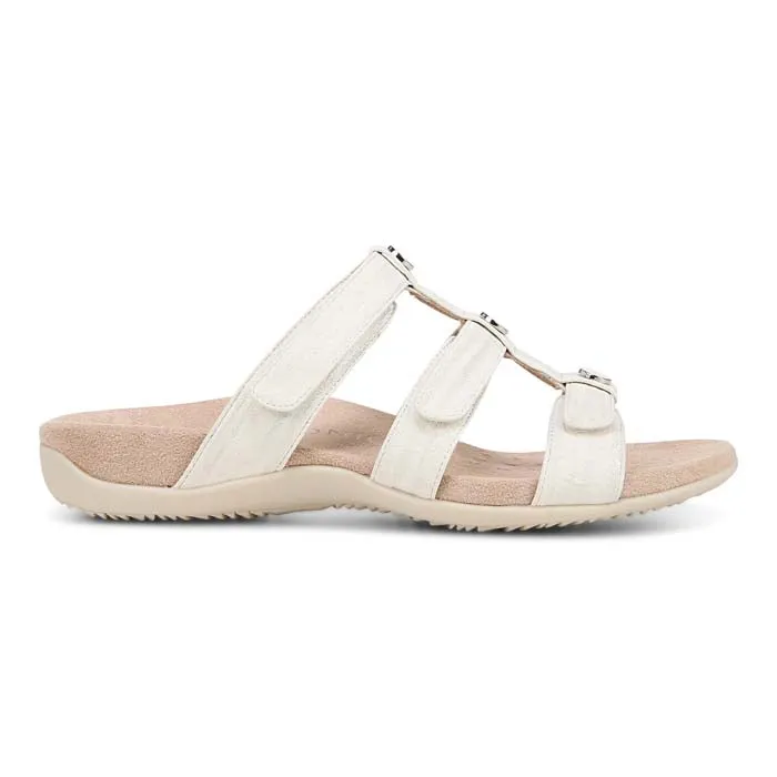 Travel Light Casual Walk Womens Vionic Amber Slide in White