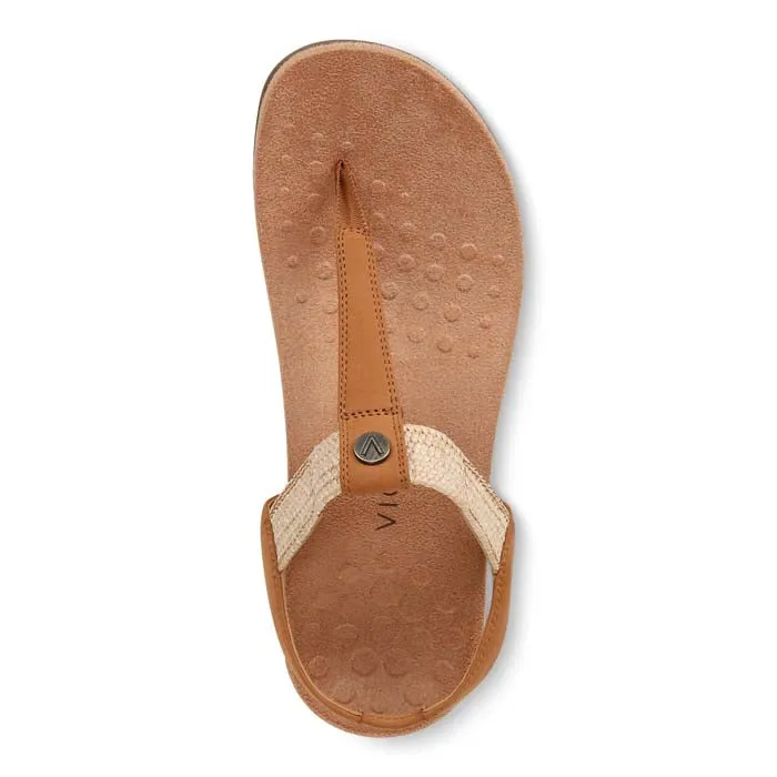 Flat Base Versatile Travel Shoes Womens Vionic Brea in Camel
