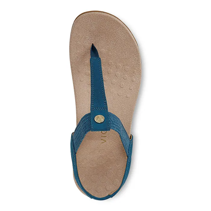 Sandal Insoles Open Toe Footwear Womens Vionic Brea in Celestial Teal