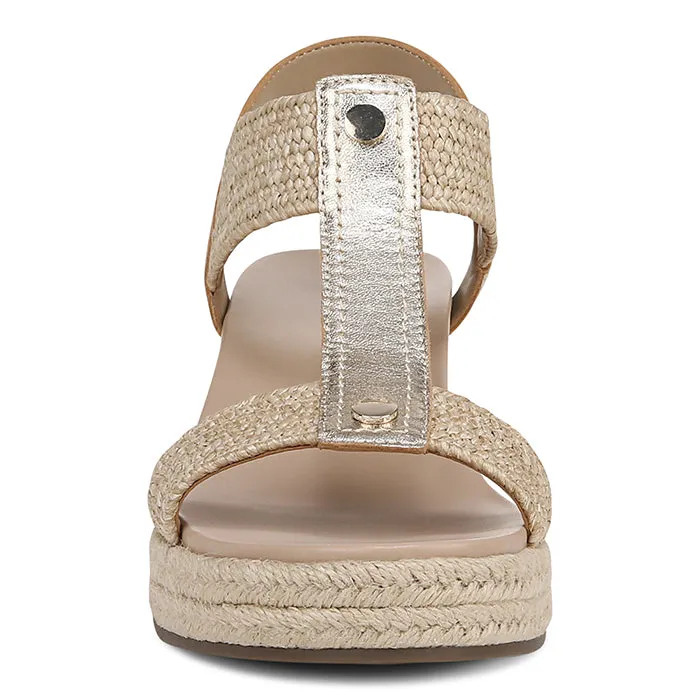 Womens Vionic Calera in Gold Low Heel