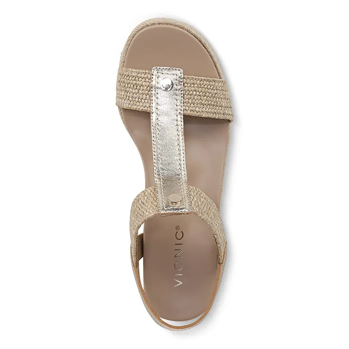 Pink Sweet Womens Vionic Calera in Gold