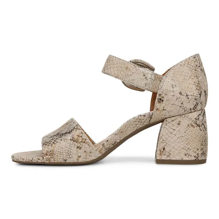Womens Vionic Chardonnay Snake in Oatmeal Non-Slip Sole Street Day