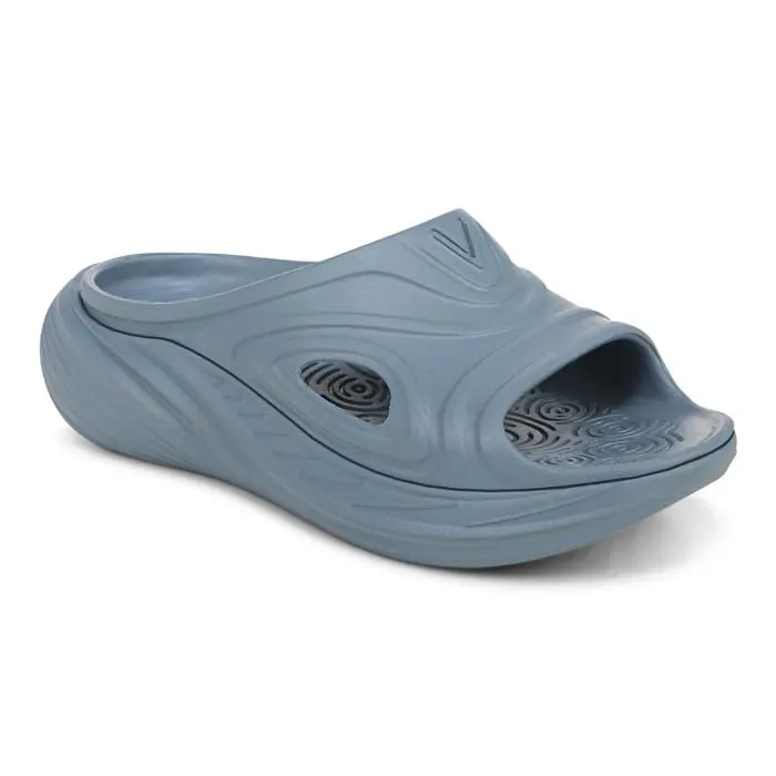 Womens Vionic Cove RX in Vintage Blue Haze Sandal Craftsmanship Everyday Cool