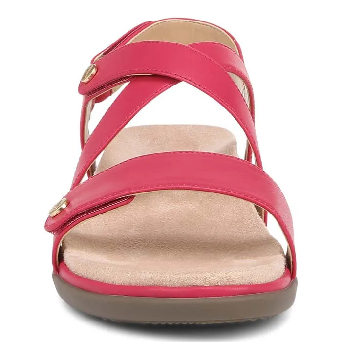 Womens Vionic Cypress in Viva Magenta hollow design