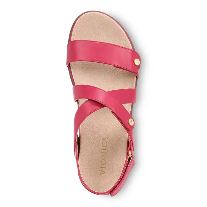 Comfortable Support Womens Vionic Cypress in Viva Magenta