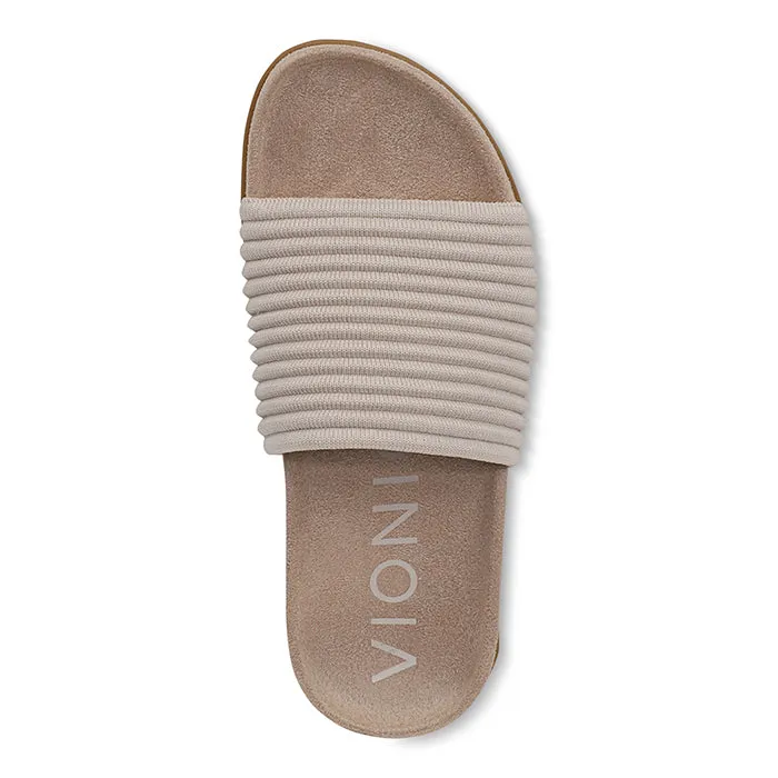 Womens Vionic Evie Compression Knit in Cream Easy Look Premium Comfort