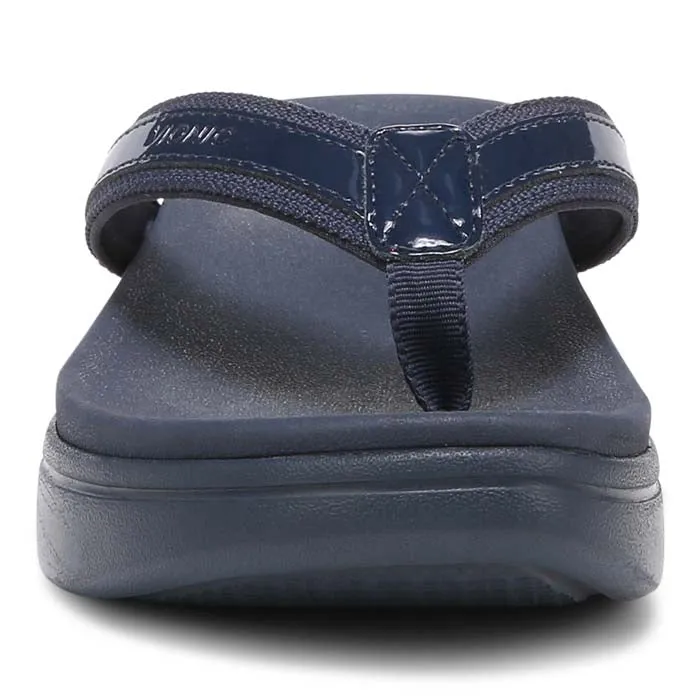 Sunday Best Tropical Mood Womens Vionic High Tide II in Navy