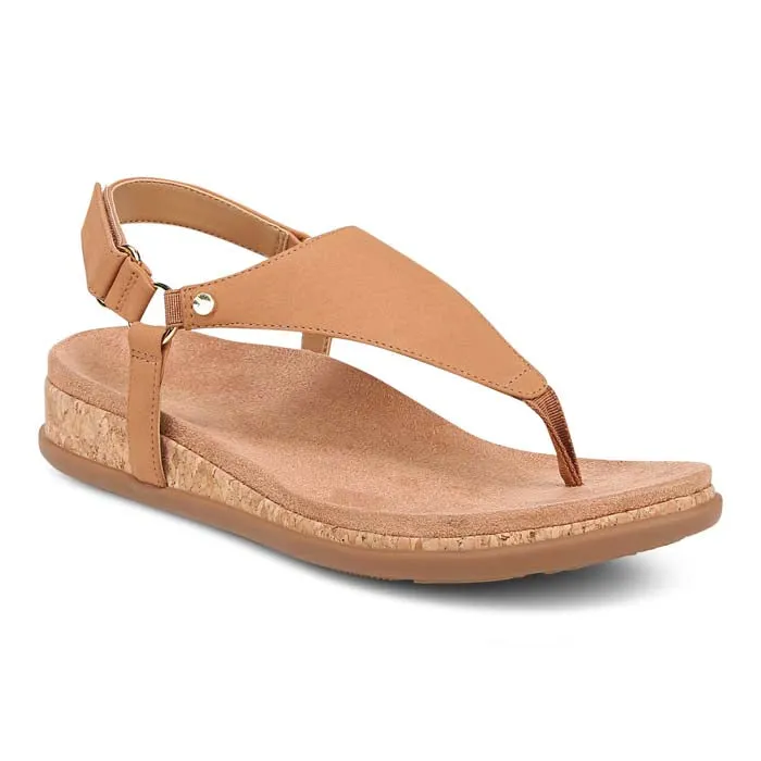 Womens Vionic Kirra II in Camel Good Weather Lightweight Outsole