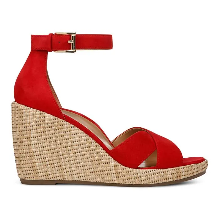 Comfortable All Slip Away Womens Vionic Marina in Red