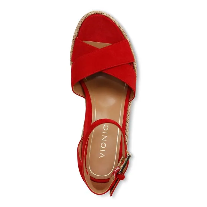 Womens Vionic Marina in Red Relaxed Fit Shoes