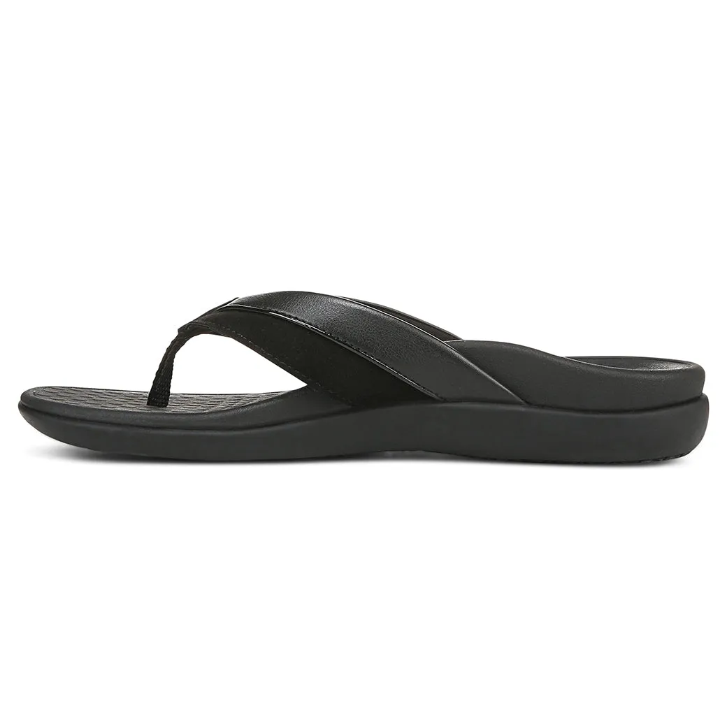 Womens Vionic Shore in Black Easy Entry Snack Run