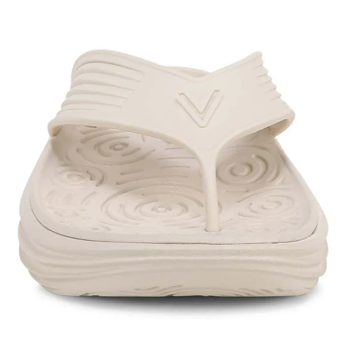 Womens Vionic Tide RX in Cream Espadrille Style Red Bold