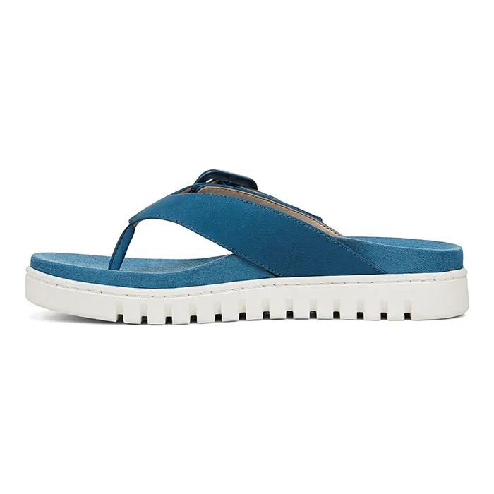 All-Weather Footwear Comfortable Flats Womens Vionic Uptown Marin in Celestial Teal