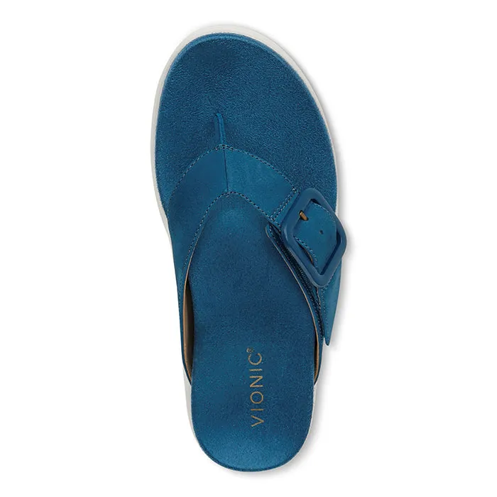 Neon Glow Womens Vionic Uptown Marin in Celestial Teal