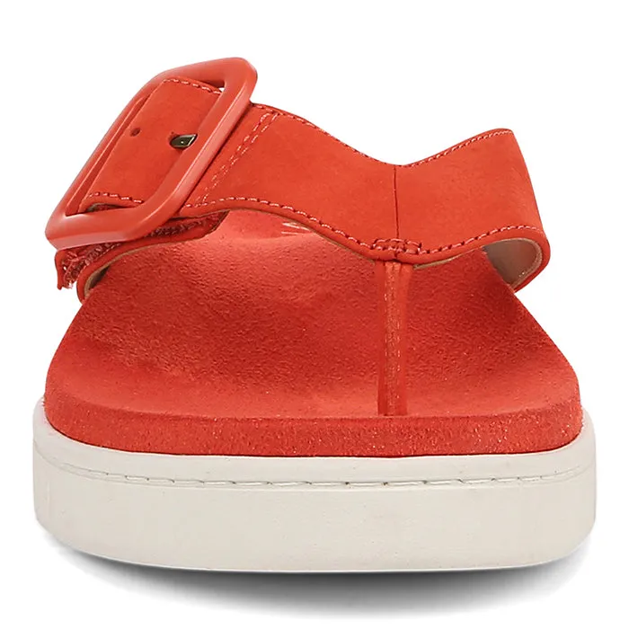 Soft Step Sporty Style Womens Vionic Uptown Marin in Cherry Tomato