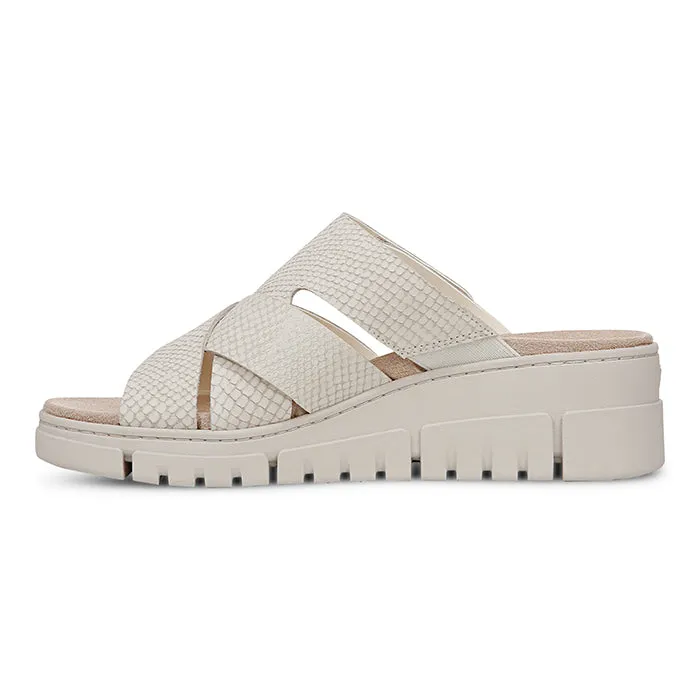 Buckle Detail Womens Vionic Uptown Sunset in Ivory