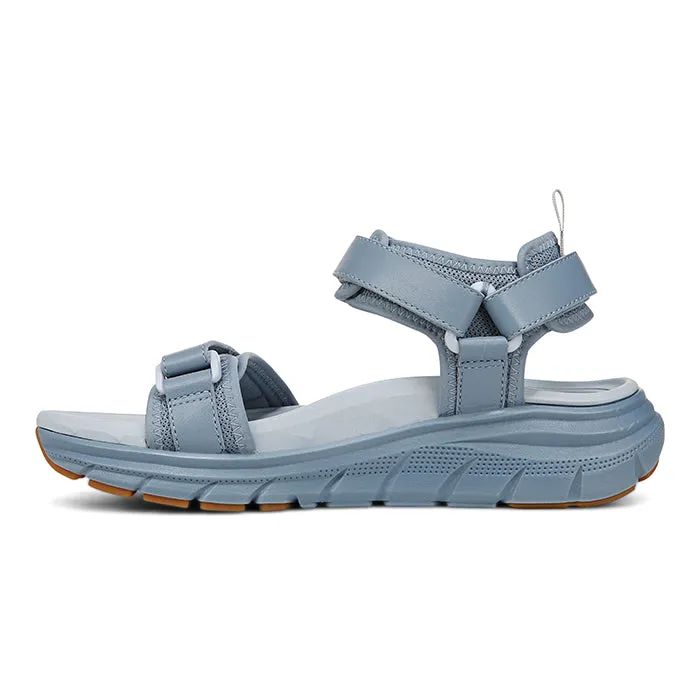 Womens Vionic Walk Max Wanderer in Vintage Blue Haze Toe Post Sporty Comfortable